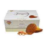 Madeleines amande douce biscuiterie jeannette - la boite de 8 madeleines - 200 g