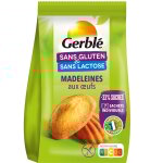 Madeleines aux ?ufs sans gluten gerble - le sachet de 200 g
