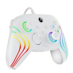 Manette filaire afterglow wave: white xbox pdp