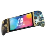 Manette hori split pad pro zelda: tears of the kingdom pour nintendo switch noir et vert hori - la manette ...