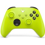 Manette sans fil xbox jaune electric volt pour xbox series x / s microsoft