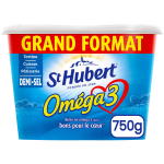 Margarine demi - sel omga 3 tartine et cuisson st hubert - la barquette de 750 g