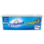 Margarine demi - sel omga 3 tartine et cuisson st hubert omega 3 - la plaquette de 255g