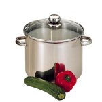 Marmite traiteur en inox 30 cm baumalu - le traiteur et son couvercle