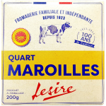 Maroilles quart aop lesire - la boite de 200 g
