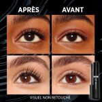 Mascara allongeant volume noir telescopic lift l'oreal paris - le mascara