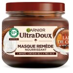 Masque remde nourissant cheveux secs lait de coco macadamia ultra doux garnier - le pot de 340ml