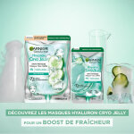 Masque visage gélifié hydratant cryo jelly skinactive garnier - le masque tissu Masque visage gélifié hydratant cryo jelly skinactive garnier - le masque tissu