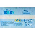 Matelas  langer jetables 60x60 cm carrefour baby - le paquet de 10 alses