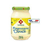 Mayonnaise douce, sans moutarde lesieur - le pot de 235g Mayonnaise douce, sans moutarde lesieur - le pot de 235g
