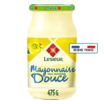 Mayonnaise douce, sans moutarde lesieur - le pot de 475g Mayonnaise douce, sans moutarde lesieur - le pot de 475g