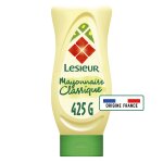 Mayonnaise forte, avec huile de colza lesieur - le flacon de 425g Mayonnaise forte, avec huile de colza lesieur - le flacon de 425g