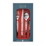Mnagre 16 pices gris en inox laguiole - la mnagre de 16 pices