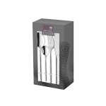 Mnagre 24 pices gris en acier new forgeron carrefour home - le coffret de 24 pices