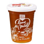 Miel de fleurs liquide lune de miel - le pot de 500g