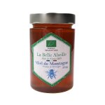 Miel de montagne biologique la belle abeille - le pot de 375g