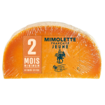 Mimolette jeune 2 mois minimun affinage en cave isigny sainte mre - le paquet de 165g