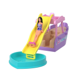 Mini barbie land avec vhicule de rve barbie - la boite