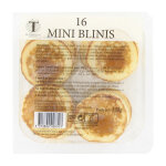 Mini blinis le traiteur gourmet - la barquette de 16 - 135g