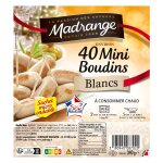 Mini boudins blancs madrange - le paquet de 40 - 340g Mini boudins blancs madrange - le paquet de 40 - 340g