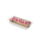 Mini donut fourrs framboise glaage rose poopies - la barquette de 102g