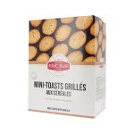 Mini - toasts grills aux crales eric bur - la boite de 150g