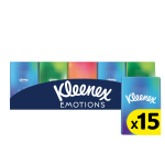 Mouchoirs mini fsc kleenex - le paquet de 15 tuis