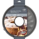 Moule � charni�re acier rond 26 cm rev�tement anti - adh�sif avec 2 fonds amovibles carrefour home - ...