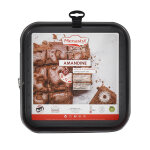 Moule  charnire carr 26cm the kitchenette - le moule