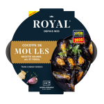 Moules cuisines au beurre, ail et persil royal - la barquette de 500g