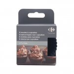 Moule  cupcake silicone rectangulaire 26, 5x17, 5 cm revtement anti - adhsif carrefour home - le moule ...