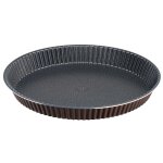 Moule  tarte aluminium rond 33 cm revtement anti - adhsif perfect bake tefal - le moule  tarte