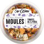 Moules tomates ail et persil cap ocean - la barquette de 120g