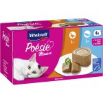 Mousse pour chats canard et saumon vitakraft - les 4 bo�tes de 85g