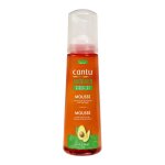 Mousse cheveux hydratante huile d'avocat huile de lin et au miel pur cantu - le flacon de 248ml