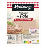 Mousse de foie de porc & pointe de crme madrange - la barquette de 180g