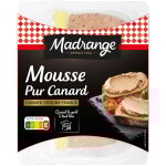 Mousse pur canard madrange - la barquette de 150g