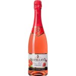 Vin ros sans alcool saveur fraise festillant - la bouteille
