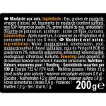 Moutarde aux noix carrefour selection - le pot de 200g Moutarde aux noix carrefour selection - le pot de 200g