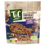 Muesli croustillant chocolat amandes sans gluten terres et cereales - le paquet de 500g