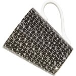 Mug 40cl cosmos noir en porcelaine petite collection - le mug