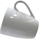 Mug porcelaine blanche carrefour home - le mug Mug porcelaine blanche carrefour home - le mug