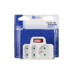 Multiprise triplite 1x16a + terre + 2x6a + interrupteurs gefom - multiprise