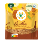 Noisettes en poudre torrefies sun - le paquet de 160g