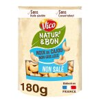 Noix de cajou naturelles non grilles et non sales natur' & bon vico - le paquet de 180g
