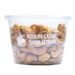 Noix de cajou thym citron vergnes - la barquette de 200g Noix de cajou thym citron vergnes - la barquette de 200g
