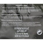Nougat assortiment de provence suprem'nougat - le sachet de 200g