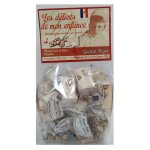 Nougat blanc et noir de montélimar delices mon enfance - le sachet de 250g Nougat blanc et noir de montélimar delices mon enfance - le sachet de 250g