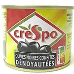 Olives noires dénoyautées crespo - la boite de 85 g net Égoutté Olives noires dénoyautées crespo - la boite de 85 g net Égoutté