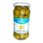 Olives vertes farcies  la pate d'anchois dona oliva - le pot de 360g